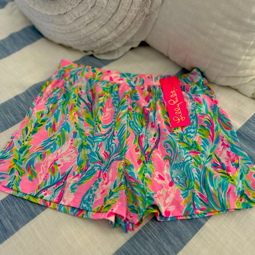 Lilly Pulitzer ‘Unicorn of the Sea’ girls shorts